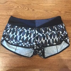 Lululemon Speed Shorts